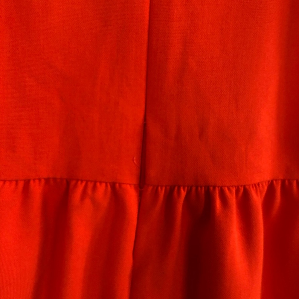 Trina Turk Orange Peplum Tank Top - Picture 7 of 8
